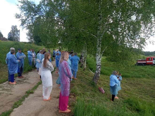 Нелидовские специалисты тренировались ликвидировать чумных свиней