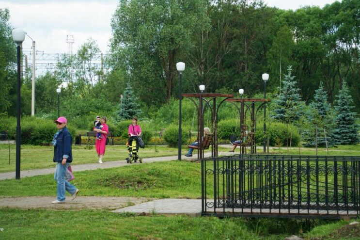 В городе Лихославле Тверской области по ППМИ благоустроен Парк 70-летия Победы
