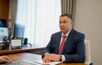 Губернатор Игорь Руденя и министр строительства и ЖКХ Ирек Файзуллин обсудили вопросы благоустройства Тверской области Губернатор Игорь Руденя и министр строительства и ЖКХ Ирек Файзуллин обсудили вопросы благоустройства Тверской области