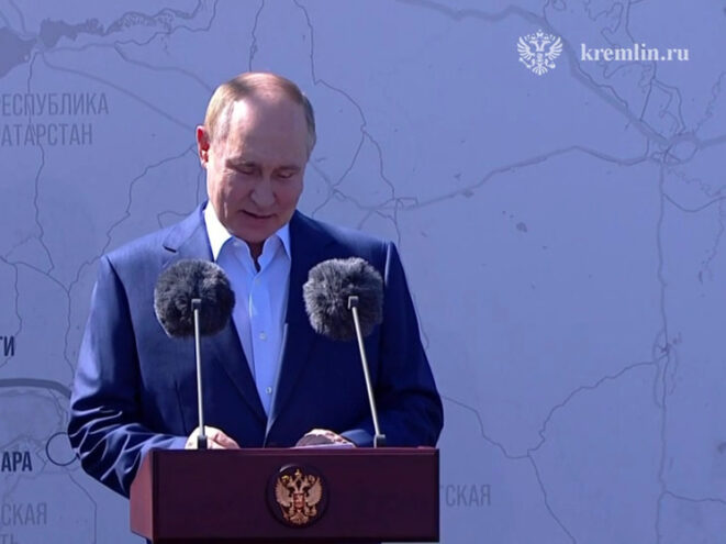 Президент РФ приехал на открытие Северного обхода Твери