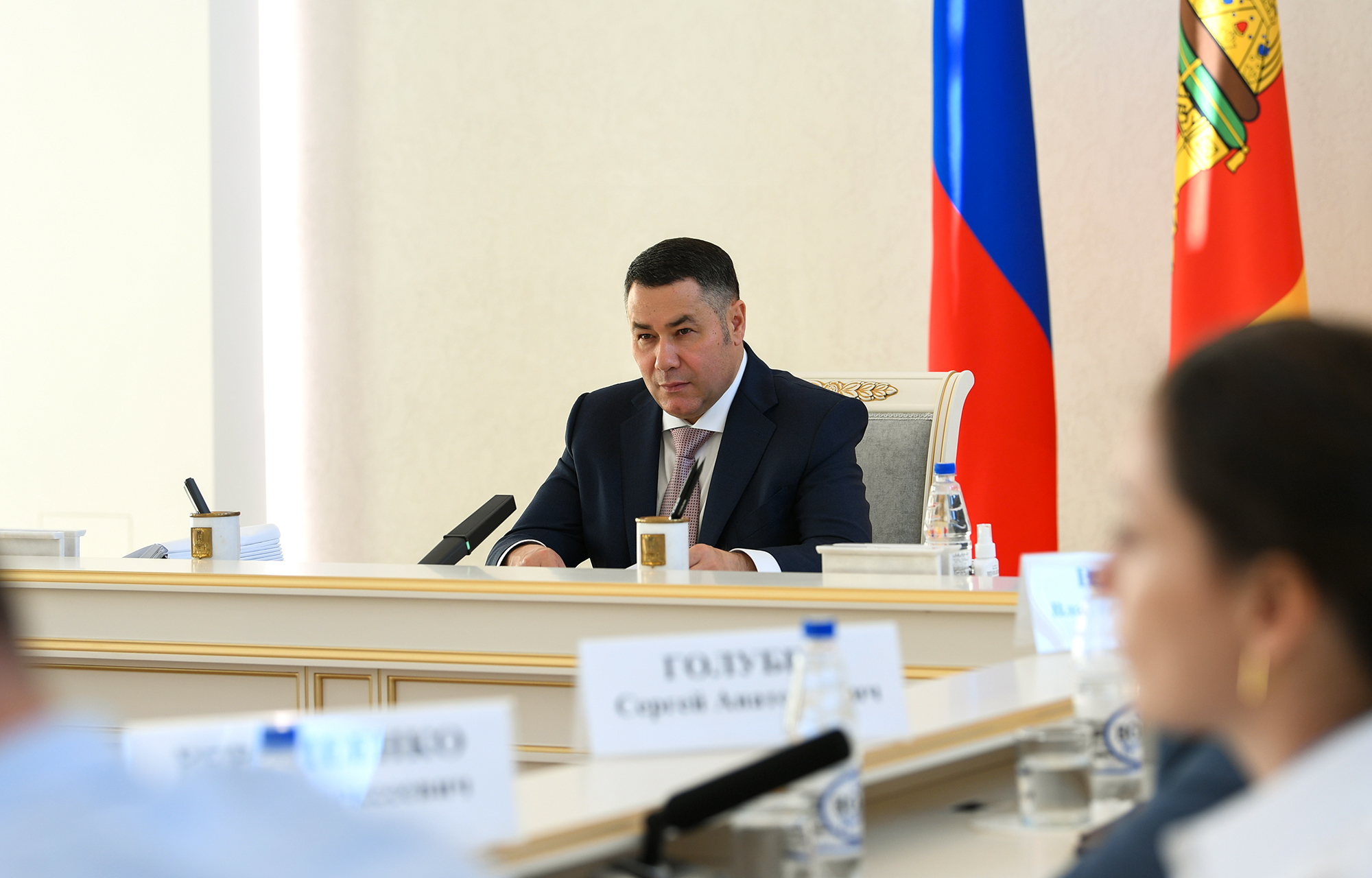 Игорь Руденя определил приоритеты развития дорожного хозяйства Тверской области Игорь Руденя определил приоритеты развития дорожного хозяйства Тверской области