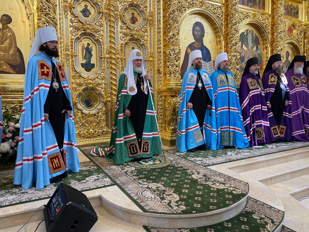 Патриарх Кирилл освятил Спасо-Преображенский собор в Твери