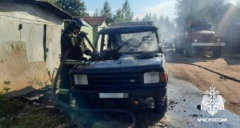 В Тверской области сгорела иномарка В Тверской области сгорела иномарка