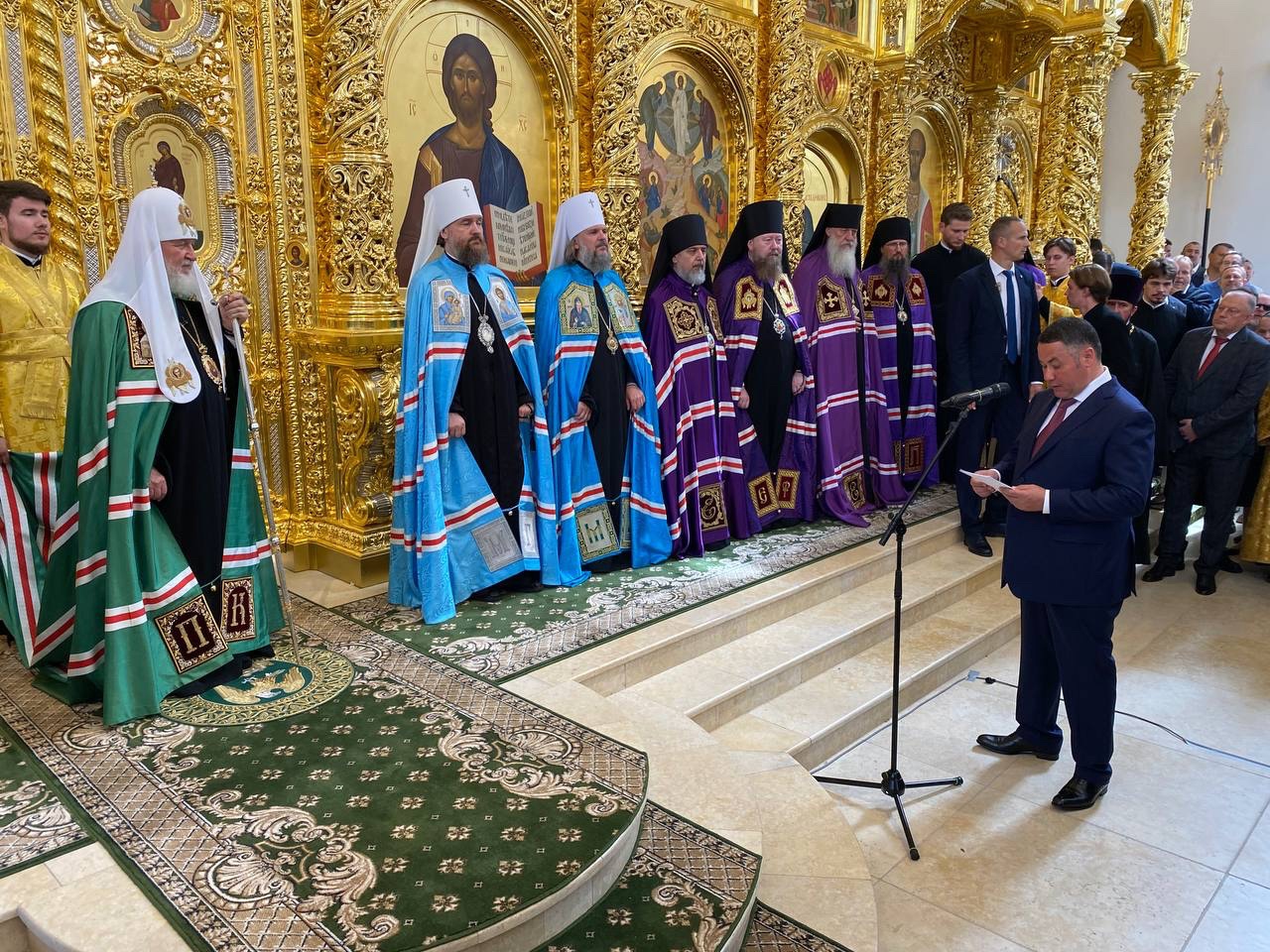 Эксклюзив от РИА Верхневолжье: Что осталось за кадром во время освящения Спасо-Преображенского собора Эксклюзив от РИА Верхневолжье: Что осталось за кадром во время освящения Спасо-Преображенского собора