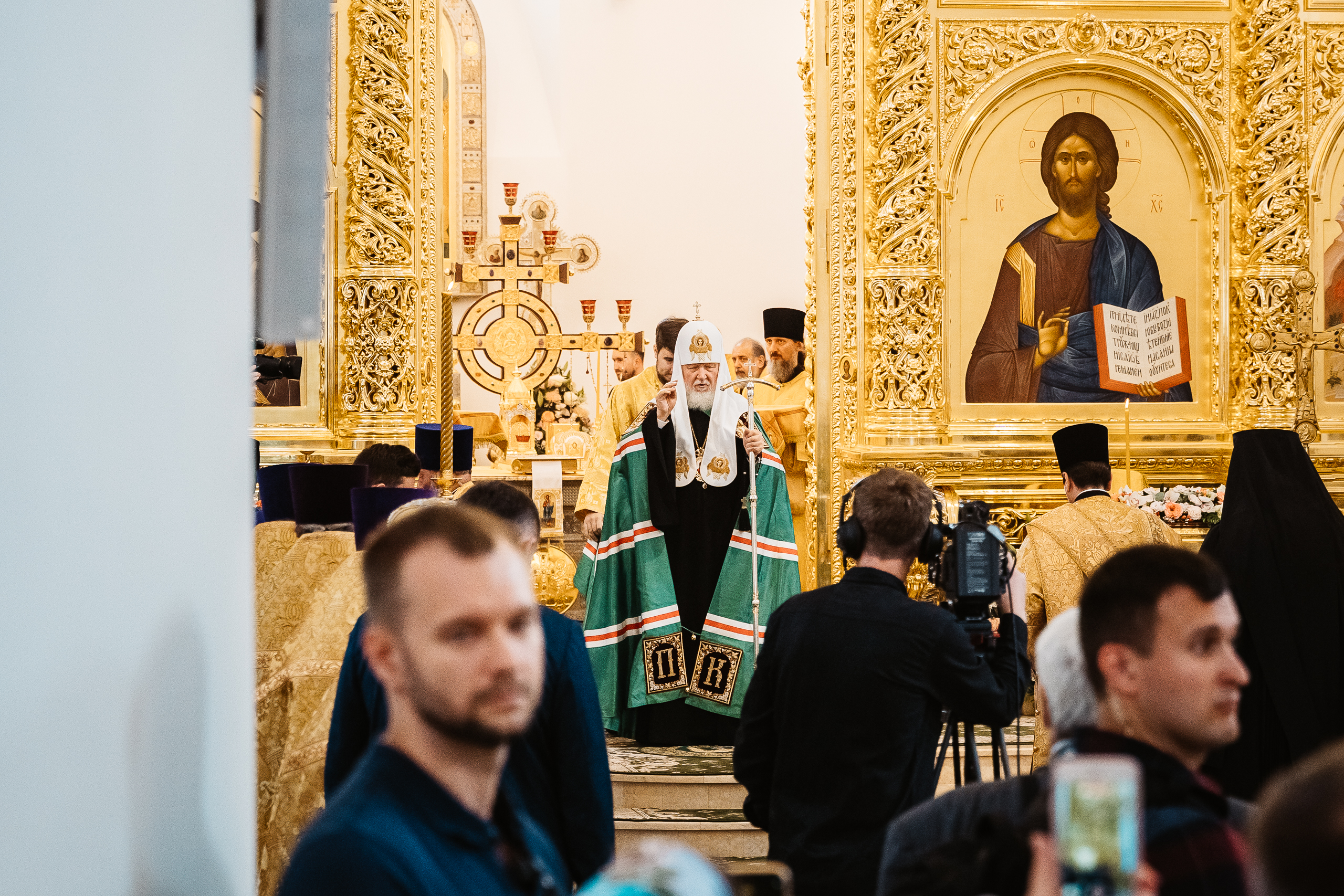 Патриарх Кирилл освятил Спасо-Преображенский собор в Твери