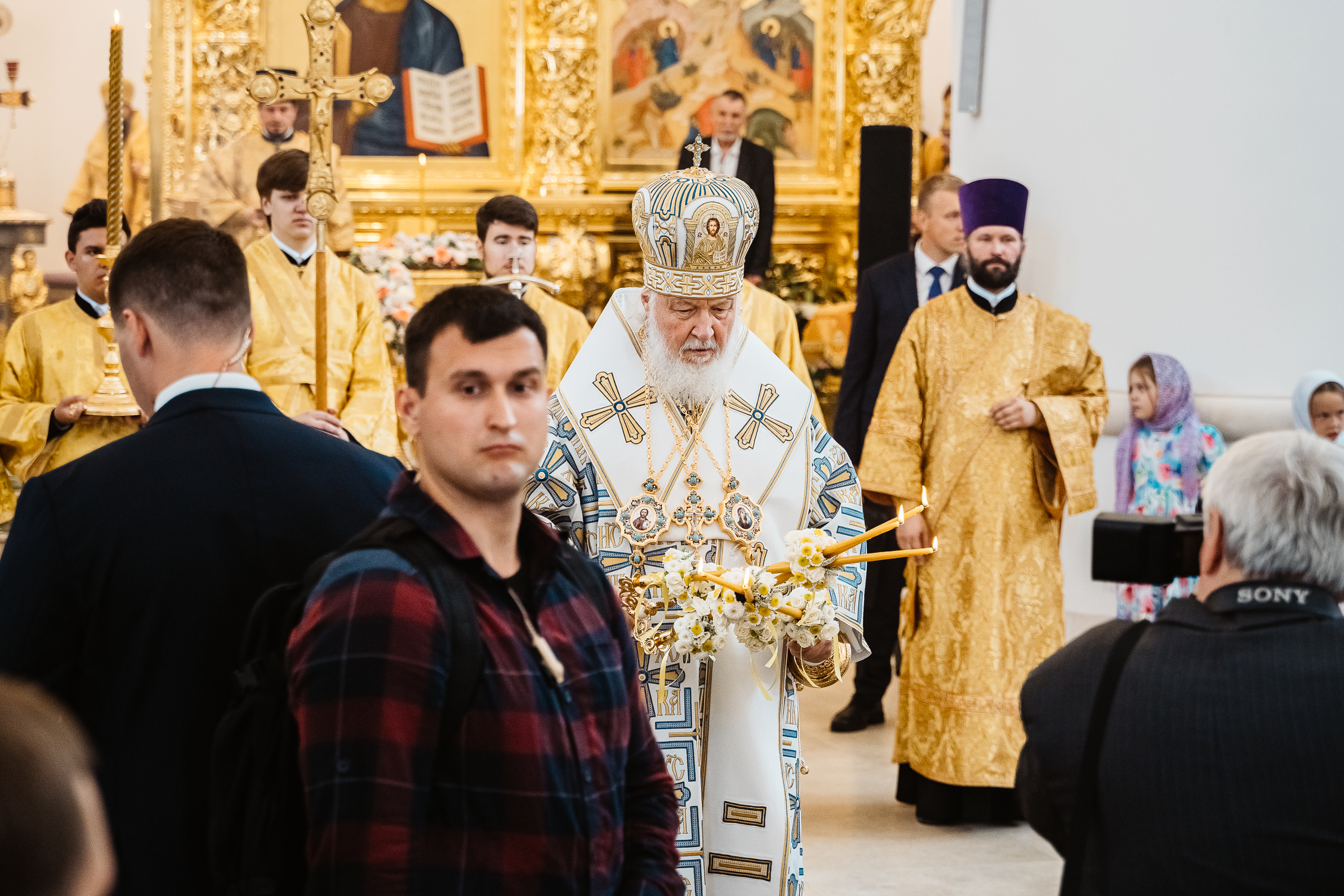 Патриарх Кирилл освятил Спасо-Преображенский собор в Твери