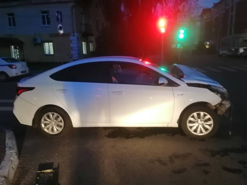 В Твери столкнулись два нарушителя ПДД
