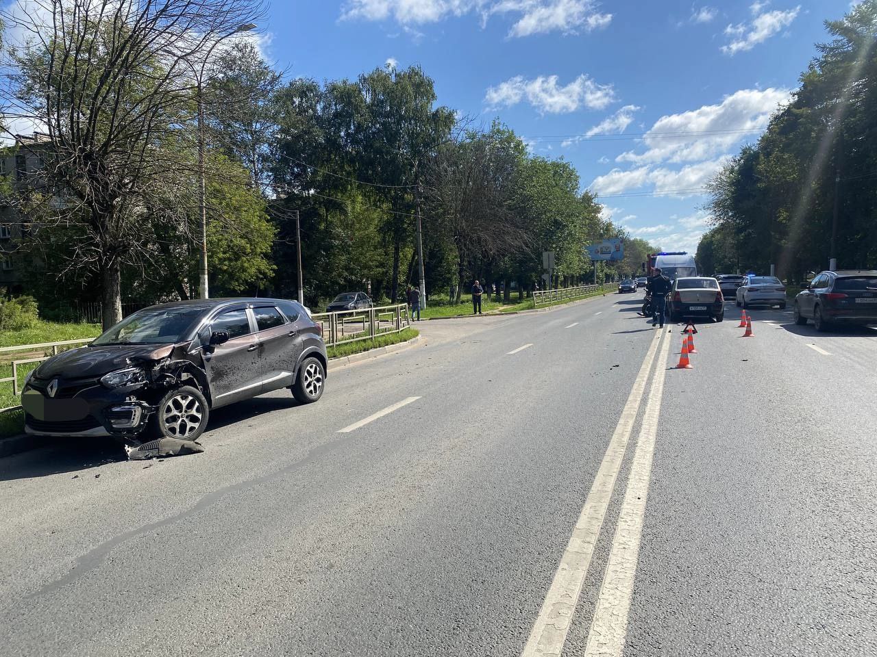 В результате ДТП в Твери пострадала девушка на мотоцикле