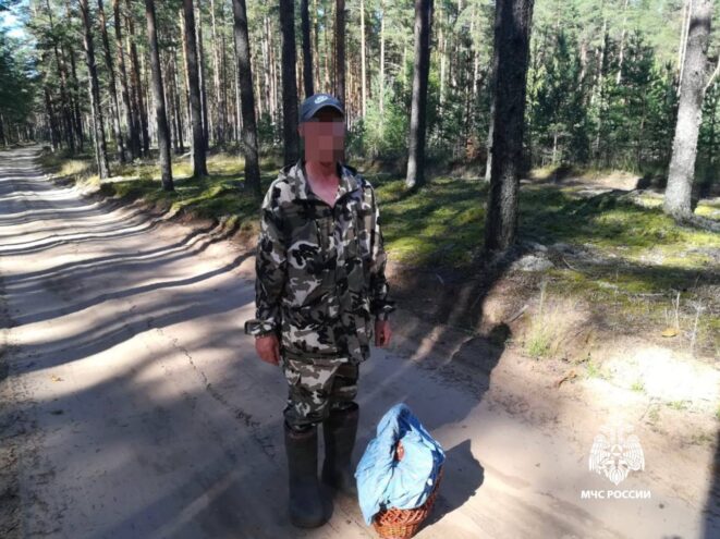 В Тверской области сотрудники МЧС помогли грибнику выбраться из леса В Тверской области сотрудники МЧС помогли грибнику выбраться из леса
