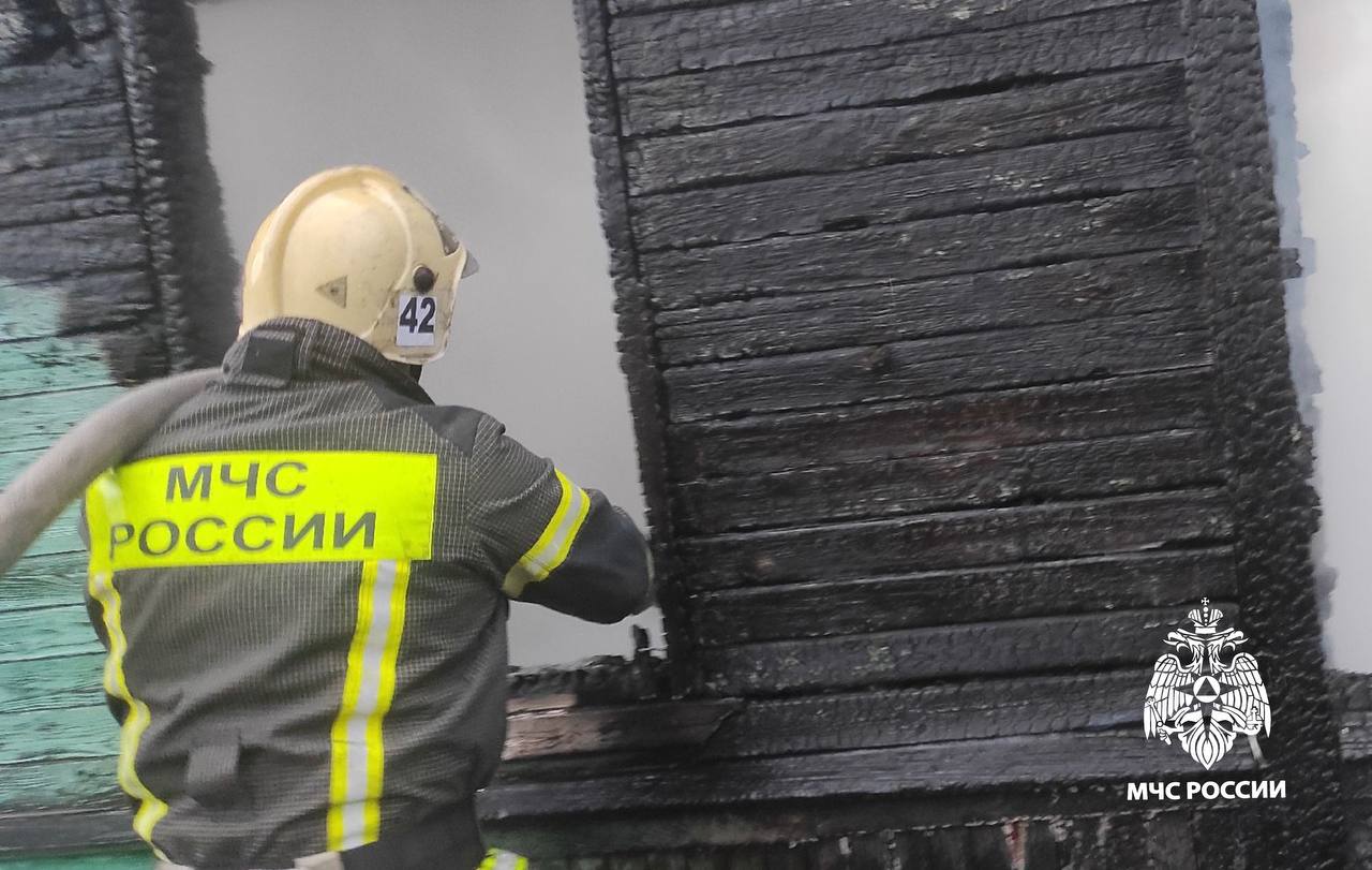 В Тверской области сгорел дачный дом