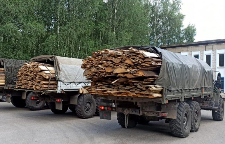 Из Верхневолжья в Курскую область отправлен гуманитарный груз с пиломатериалами Из Верхневолжья в Курскую область отправлен гуманитарный груз с пиломатериалами