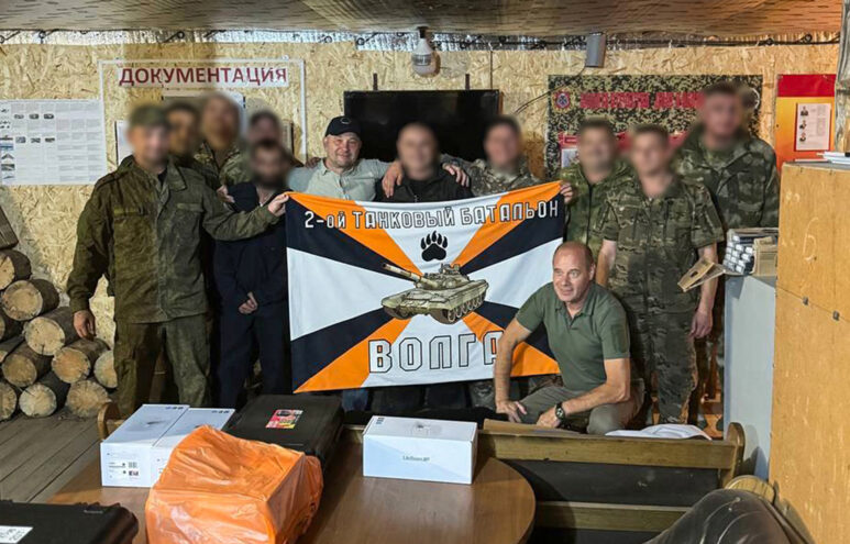 В зону СВО направлен очередной гуманитарный груз танковому батальону «Волга»