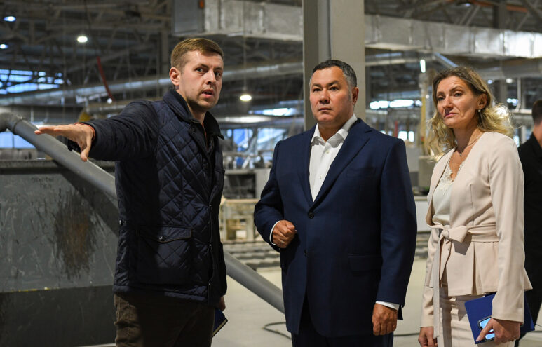 Игорь Руденя провёл инспекционную поездку по предприятиям Торопецкого округа