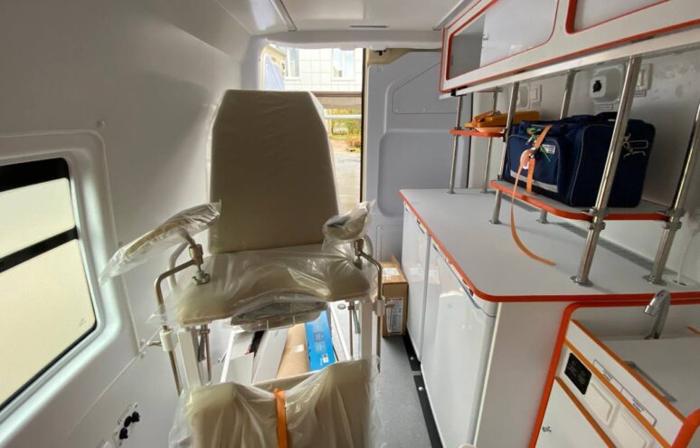 В Старицкую ЦРБ Тверской области поступил передвижной фельдшерско-акушерский пункт