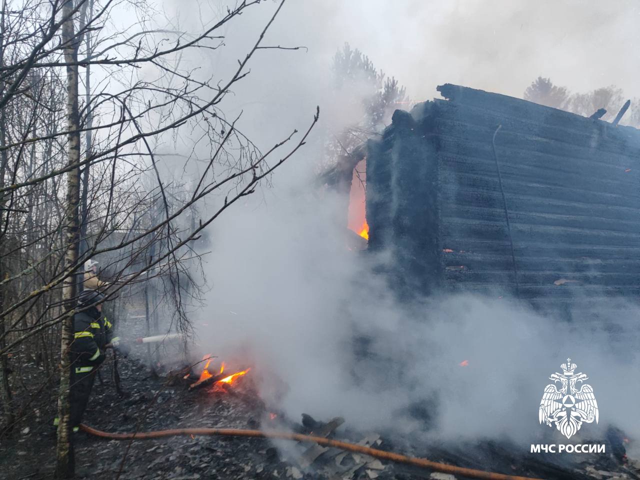 Пожар в Тверской области унёс жизнь мужчины