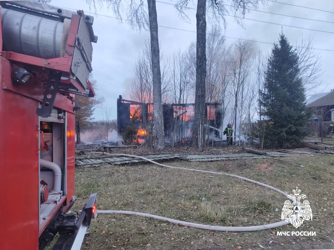 Пожар в Тверской области унёс жизнь мужчины