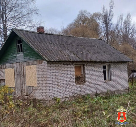 Мужчина зарегистрировал знакомую в полуразрушенном доме в Тверской области