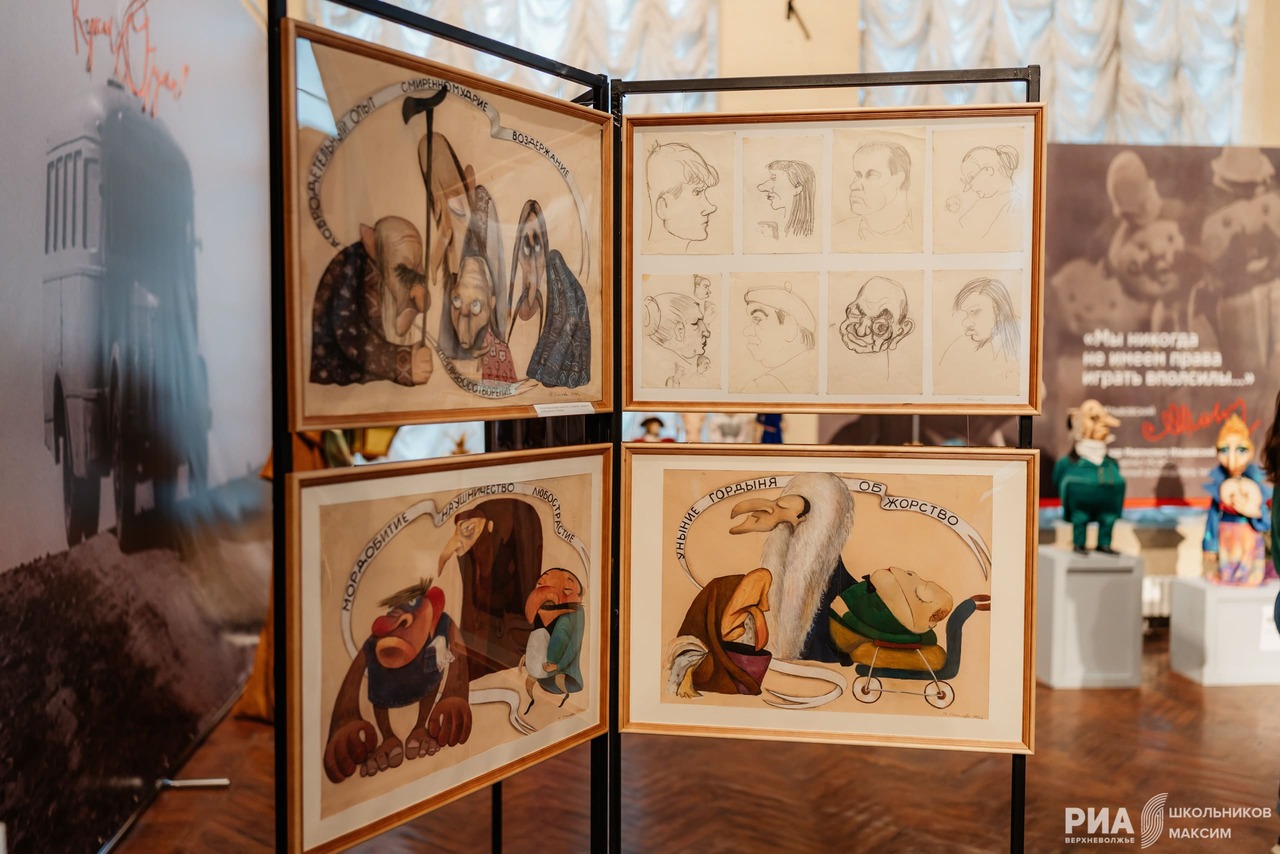 От замысла к воплощению: Тверской театр кукол показал работы главного художника