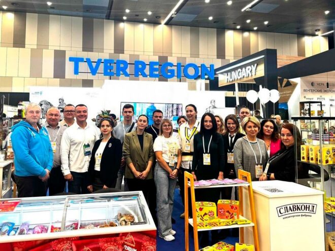 Производители из Тверской области представляют продукцию на международной выставке в Санкт-Петербурге