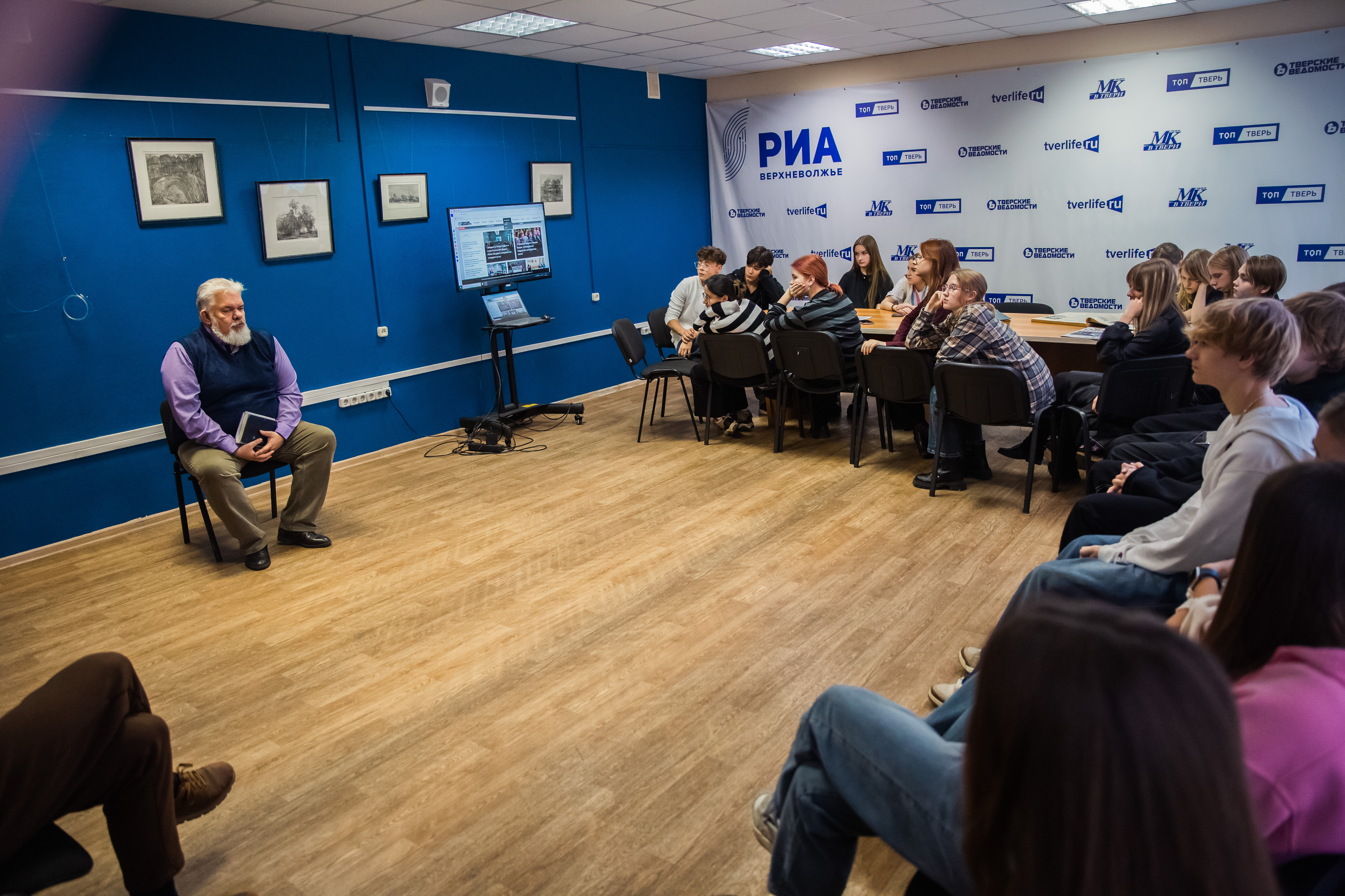 Медиахолдинг РИА «Верхневолжье» вновь провёл профориентационную встречу для тверских школьников
