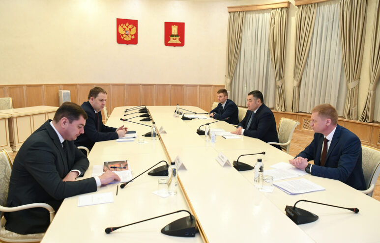 Игорь Руденя и Иван Куликов обсудили развитие промышленного сектора в Тверской области