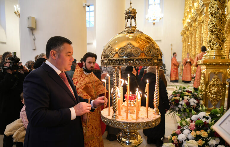 В День памяти Святого Благоверного Князя Михаила Ярославича в Твери прошло торжественное богослужение В День памяти святого благоверного князя Михаила в Твери прошло торжественное богослужение