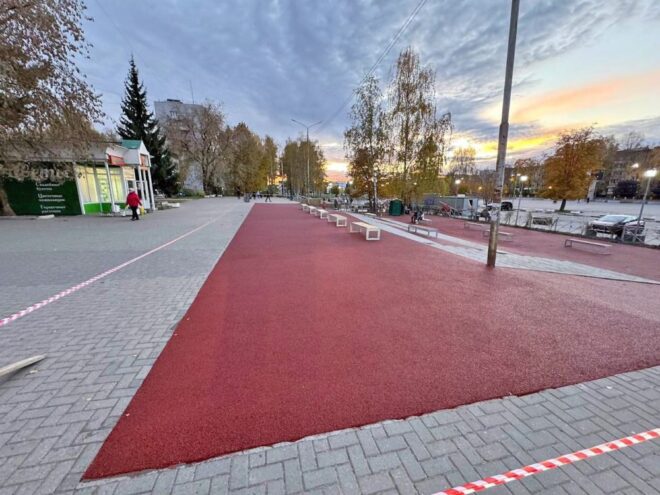 В городе Конаково открыли два новых общественных пространства