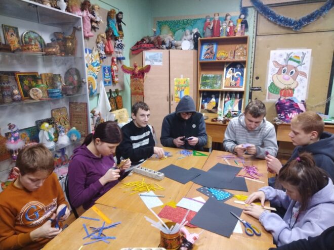 Дети из Тверской области сделали рождественские открытки Дети из Тверской области сделали рождественские открытки