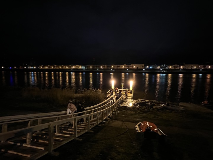 Как в Твери прошли крещенские купания
