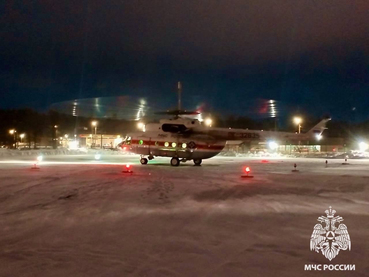 Вертолет МЧС совершил экстренный вылет в Нелидовский округ Вертолет МЧС совершил экстренный вылет в Нелидовский округ