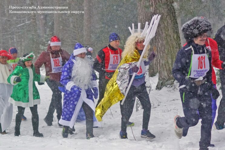 В Конаковском округе прошёл традиционный новогодний пробег