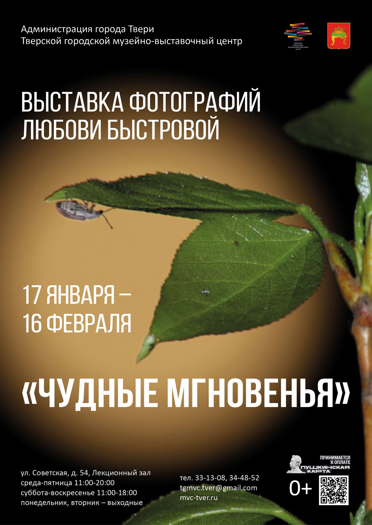 В Твери состоится открытие выставки фотографий Любови Быстровой «Чудные мгновенья» В Твери состоится открытие выставки фотографий Любови Быстровой «Чудные мгновенья»