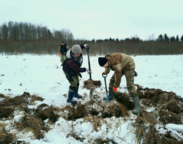В Тверской области нашли останки красноармейца