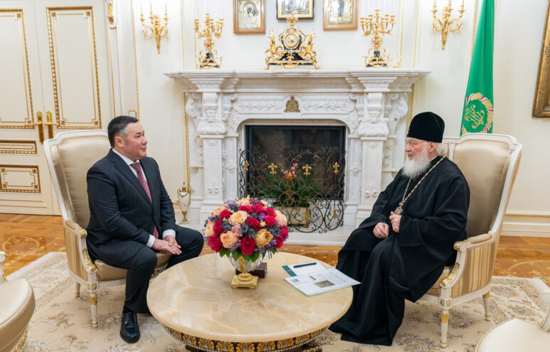 Святейший Патриарх Московский и всея Руси Кирилл встретился с Игорем Руденей Святейший Патриарх Московский и всея Руси Кирилл встретился с Игорем Руденей