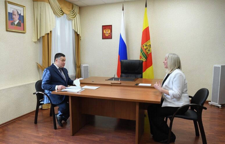 В Ржеве капитально отремонтируют фасад школы №1 имени А.С. Пушкина