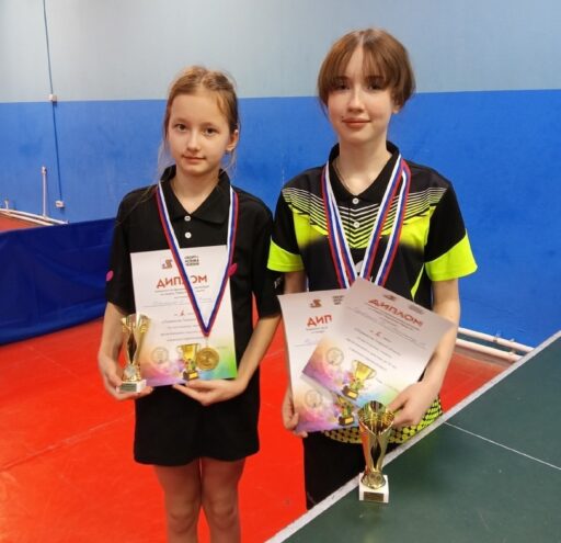 Бологовские теннисистки стали чемпионками Тверской области в женском парном разряде