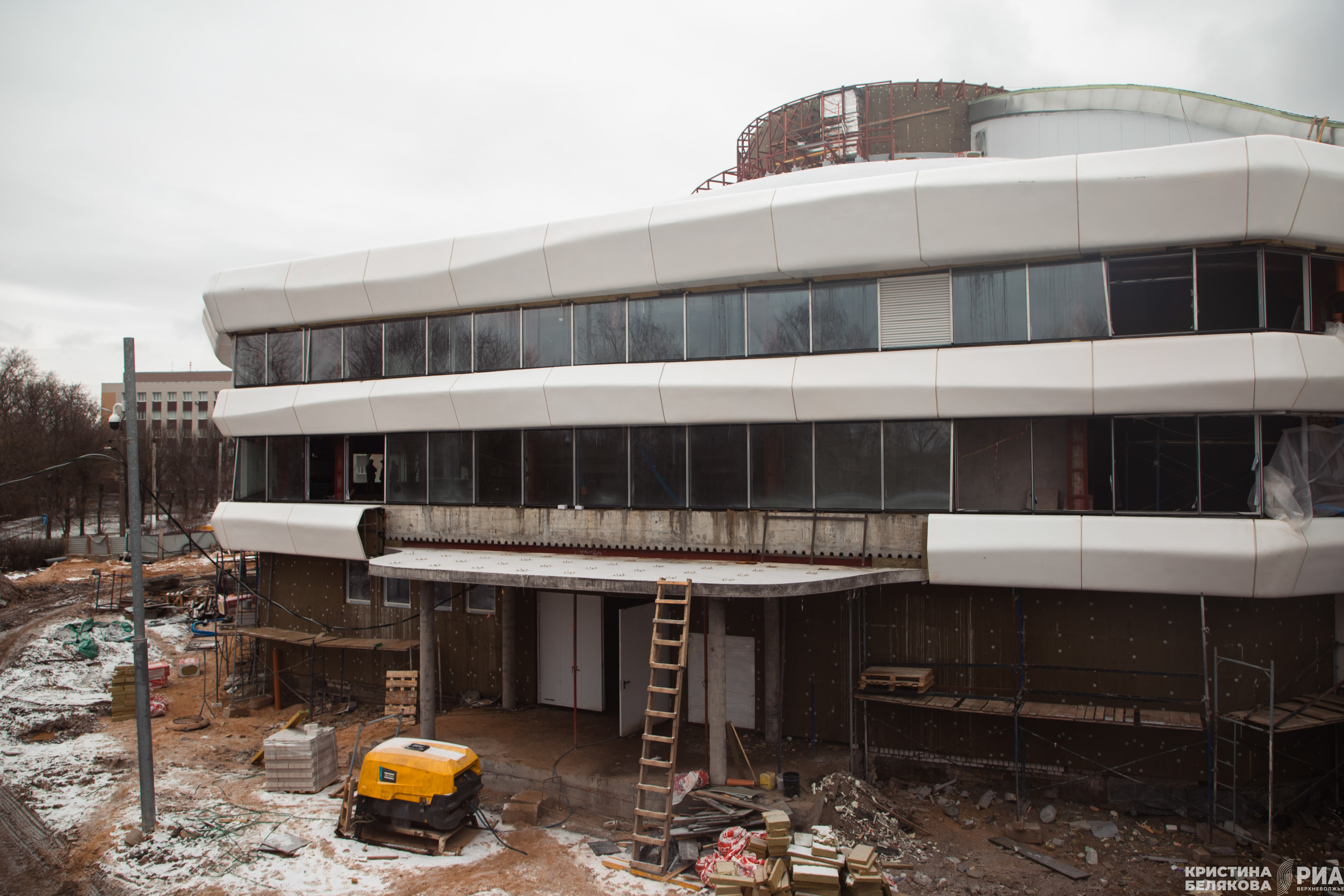 «МК в Твери» показал строящийся цирк изнутри