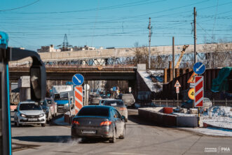 Водителей предупреждают об ограничениях движения на Комсомольской площади в Твери