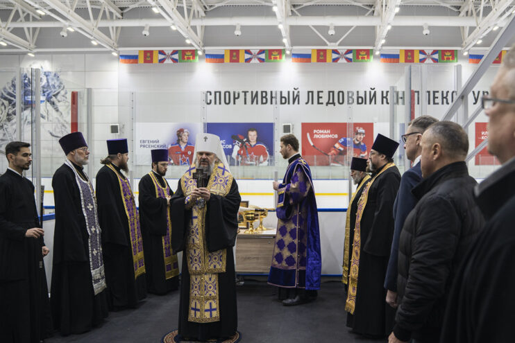 Глава Тверской митрополии освятил спортивный ледовый комплекс ледовый комплекс