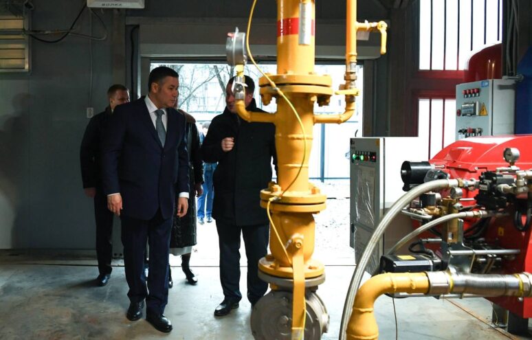 Игорь Руденя в ходе рабочей поездки в Торжок осмотрел новую котельную