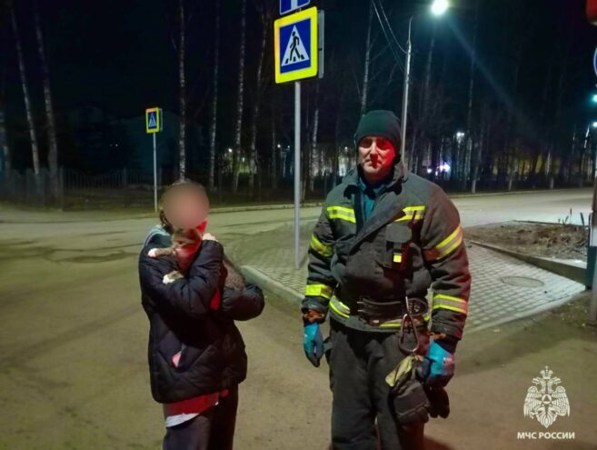 В Тверской области спасатели помогли коту спуститься с крыши магазина крыши магазина