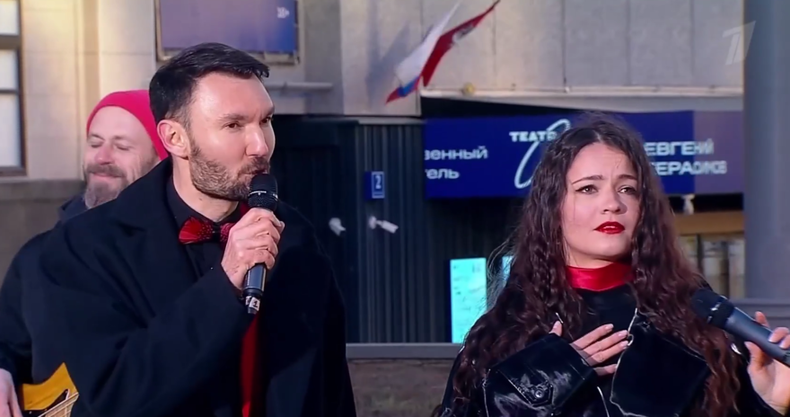 Музыканты из Тверской области исполнили весёлую песню на «Первом канале» Тверской области