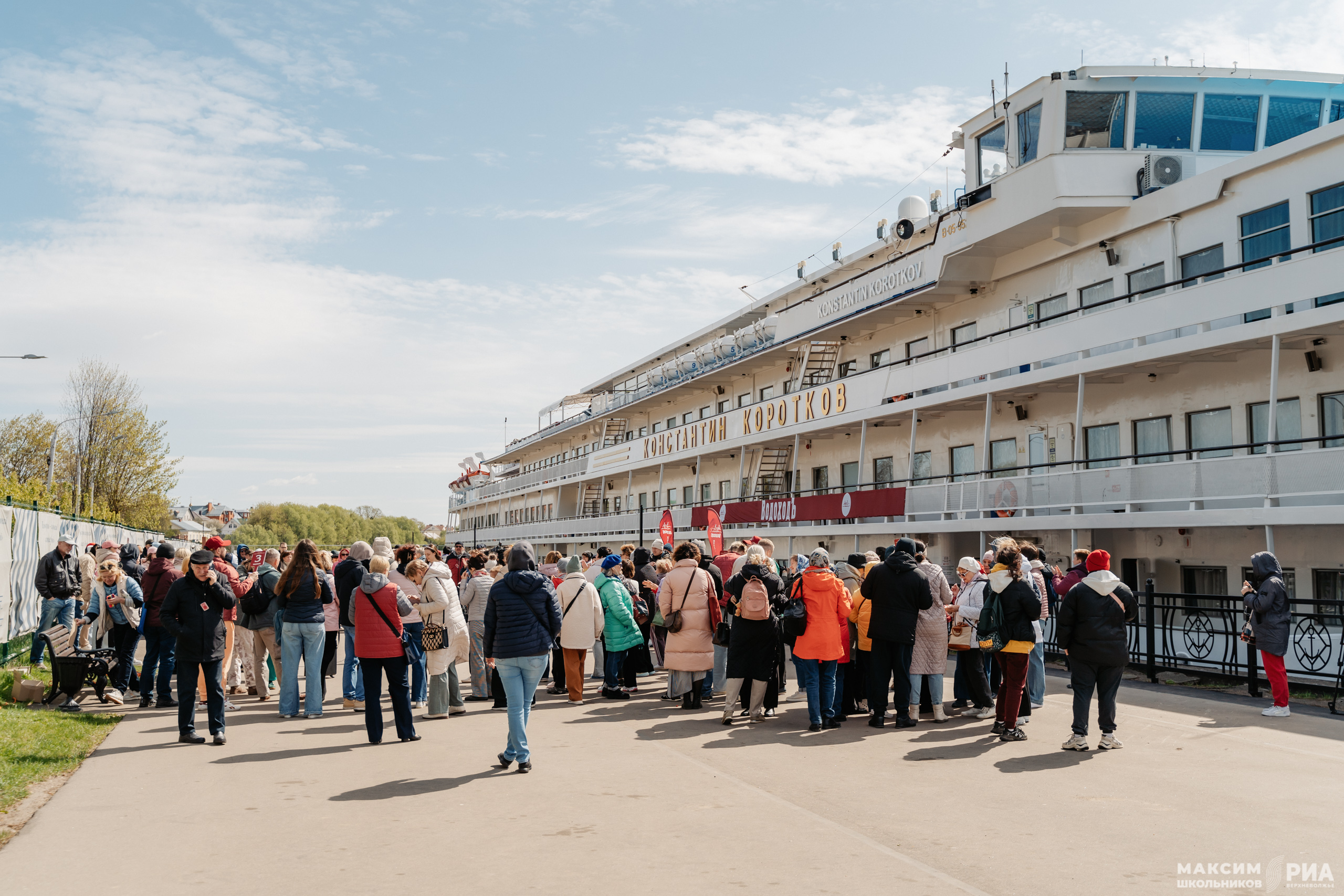 Тверь встретила первые круизные теплоходы: сезон водной навигации открыт