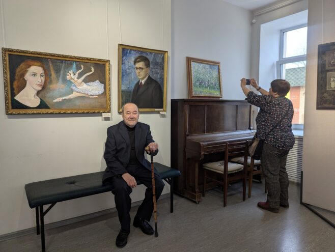 В Ржеве Тверской области открыли выставку в честь Дня победы