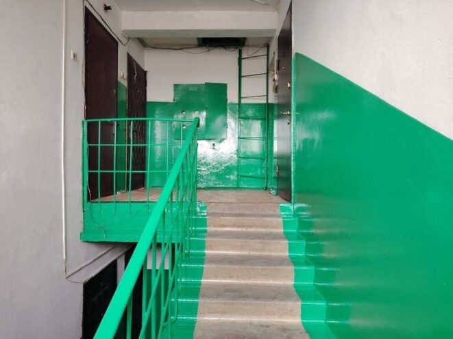 В Оленино состоялась приемка подъездов после косметического ремонта