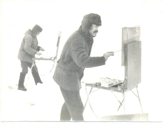 Известный художник из Осташкова отметил 80-й юбилей юбилей