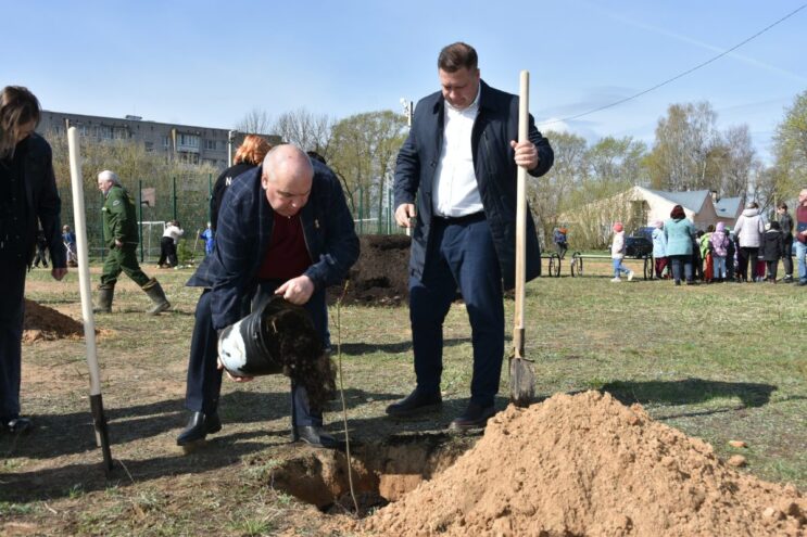 В Вышнем Волочке заложили новый парк