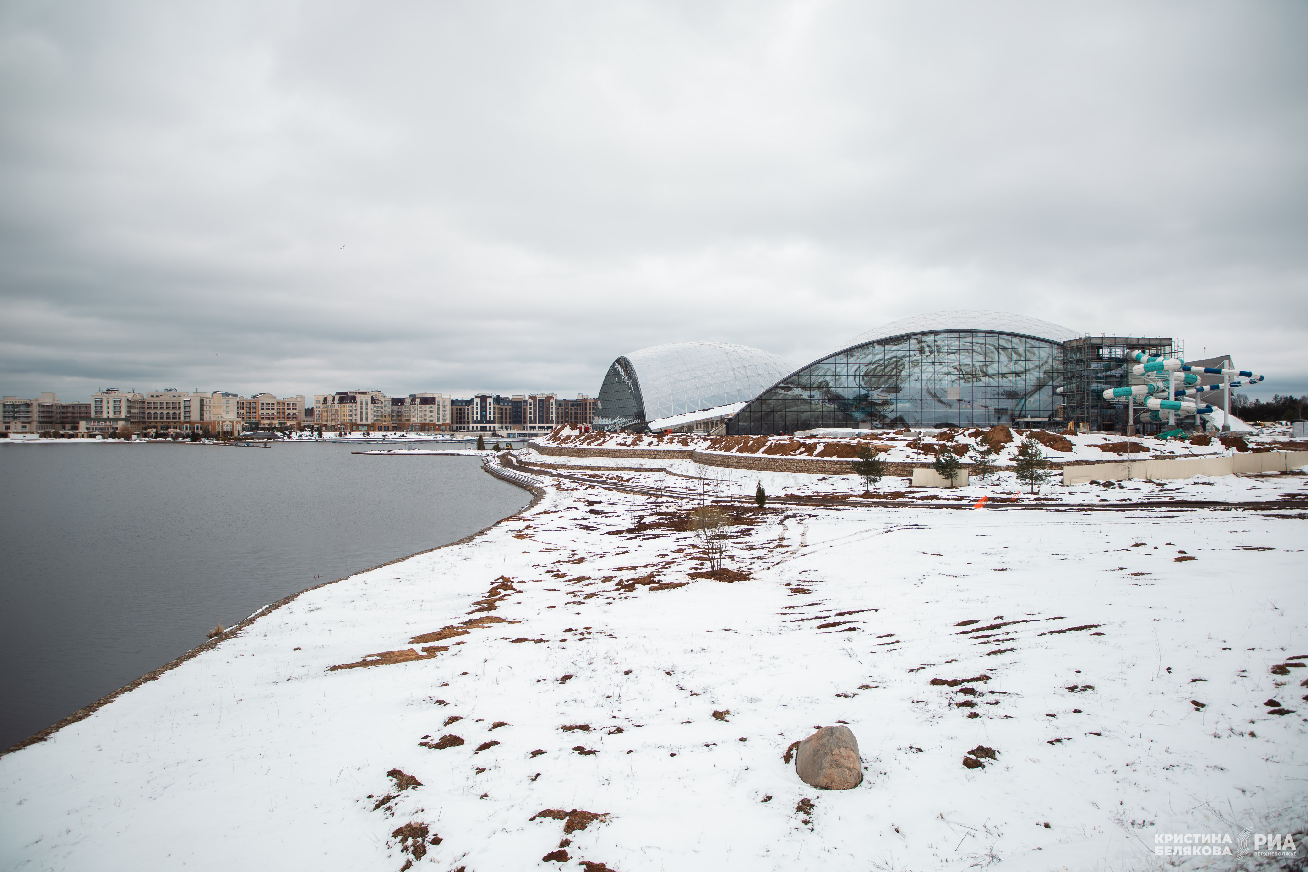 В Тверской области продолжается строительство огромного аквапарка