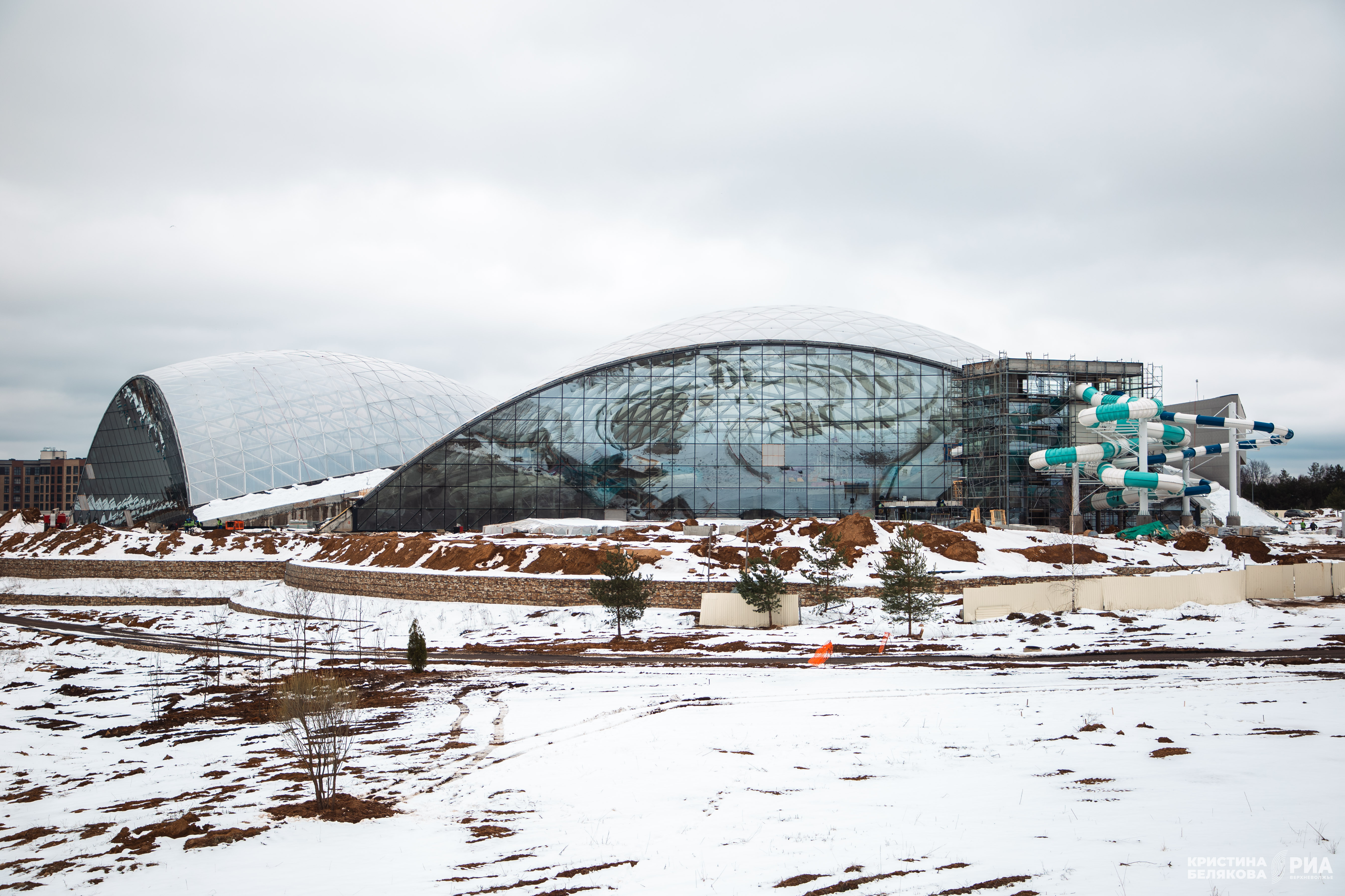 В Тверской области продолжается строительство огромного аквапарка
