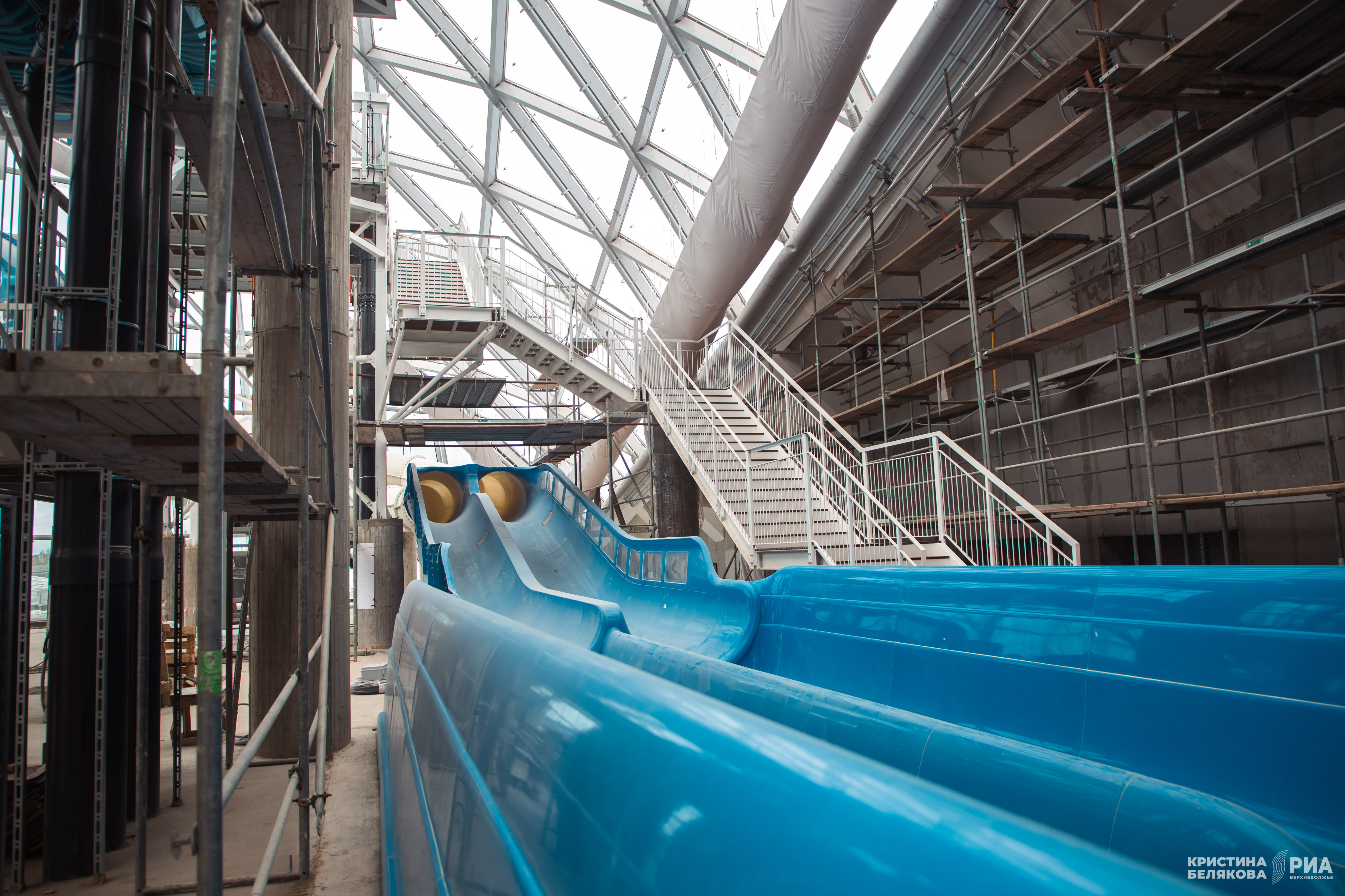 В Тверской области продолжается строительство огромного аквапарка